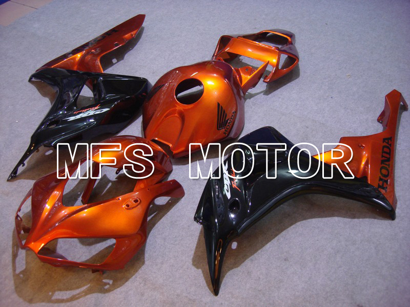 Honda CBR1000RR 2006-2007 Injection ABS Carénage - Usine Style - Noir Orange - MFS5989