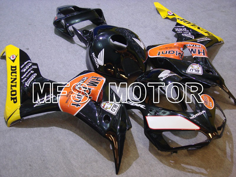 Honda CBR1000RR 2006-2007 Injection ABS Fairing - HM Plant - Black Orange - MFS6055