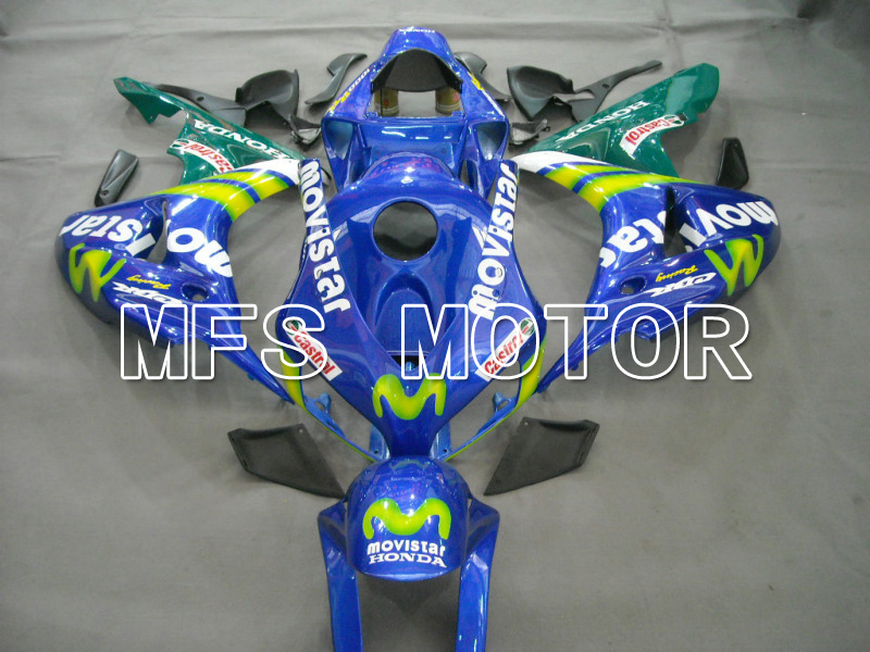 Honda CBR1000RR 2006-2007 Carenado ABS de inyección - Movistar - Azul Verde - MFS6074
