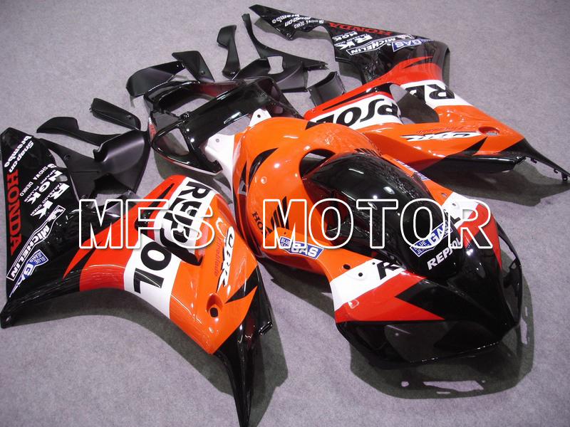 Honda CBR1000RR 2006-2007 Injection ABS Fairing - Repsol - Orange Red Black - MFS6106