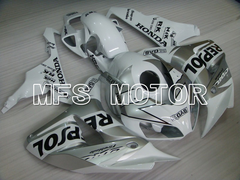 Honda CBR1000RR 2006-2007 Injection ABS Fairing - Repsol - White Silver - MFS6112