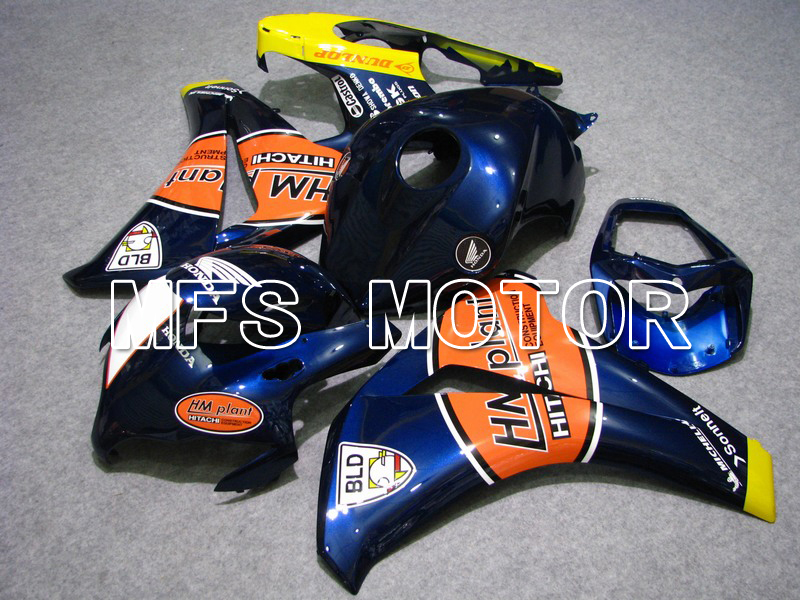 Honda CBR1000RR 2008-2011 Injektion ABS Verkleidung - HM Plant - Blau Orange - MFS6170