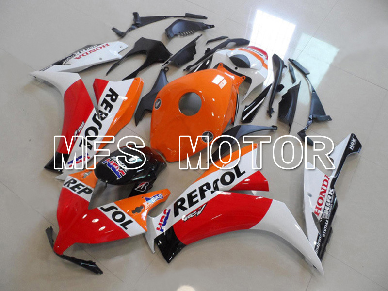 Honda CBR1000RR 2012-2016 Injection ABS Carénage - Repsol - blanc Orange rouge - MFS6249