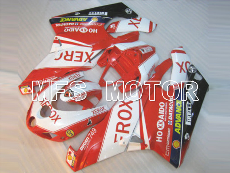 Ducati 749 / 999 2003-2004 Injection ABS Fairing - Xerox - Red White - MFS6434