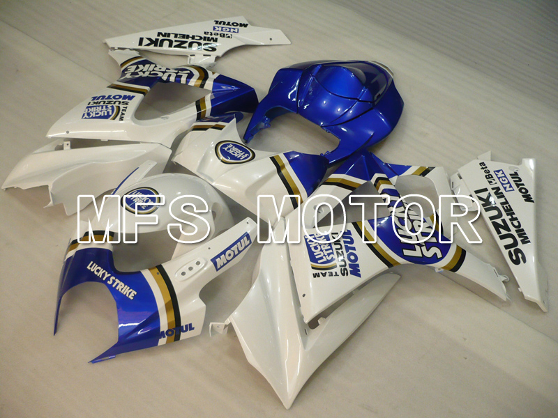 Suzuki GSXR1000 2007-2008 Injection ABS Fairing - Lucky Strike - Blue White - MFS6453