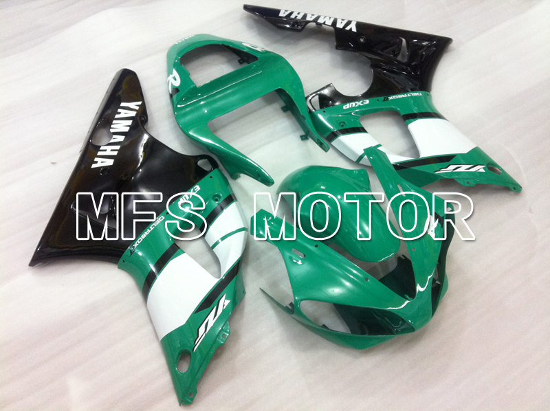 Yamaha YZF-R1 2000-2001 Injection ABS Fairing - Factory Style - Black Green White - MFS6456
