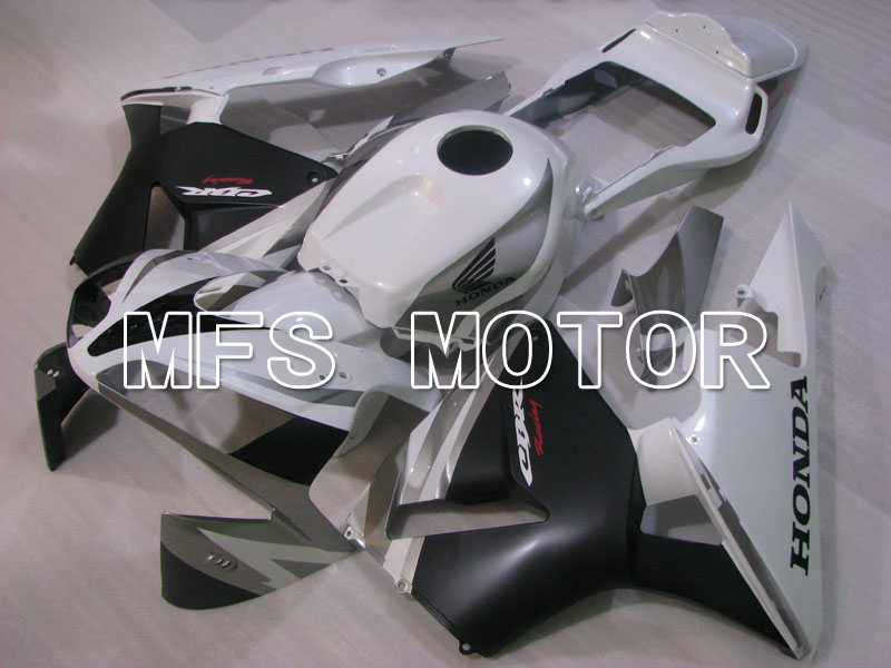 Honda CBR600RR 2003-2004 ABS Injection Fairing - Others - Blanco Negro Plata - MFS2118