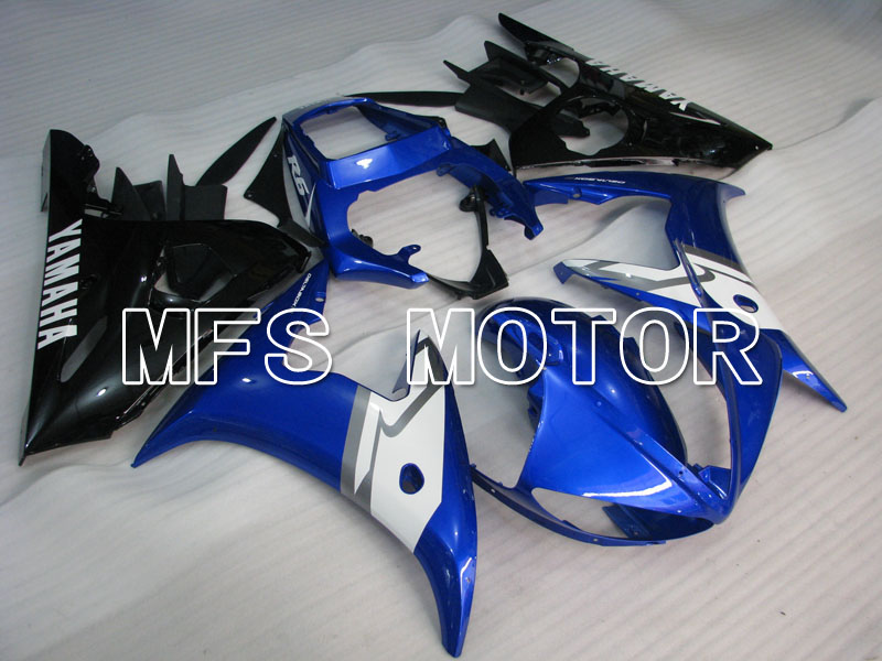 Yamaha YZF-R6 2005 Carenado ABS de inyección - Fábrica Style - Azul Blanco - MFS3793
