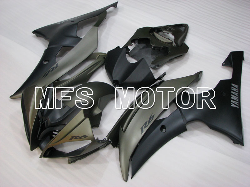 Yamaha YZF-R6 2008-2016 Carenado ABS de inyección - Fábrica Style - Mate gris - MFS3867