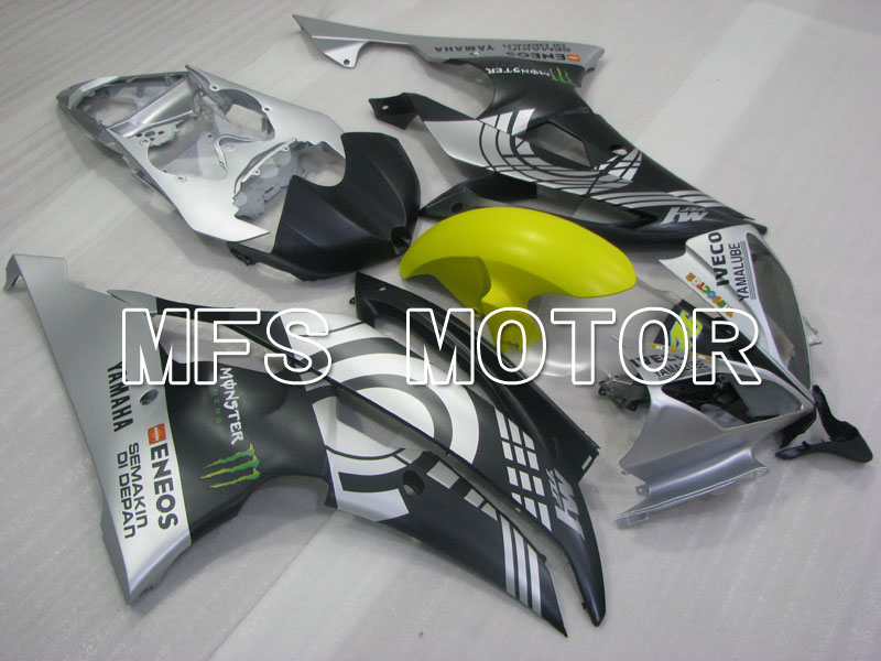 Yamaha YZF-R6 2008-2016 Injection ABS Fairing - Monster - Matte Black Silver - MFS3871