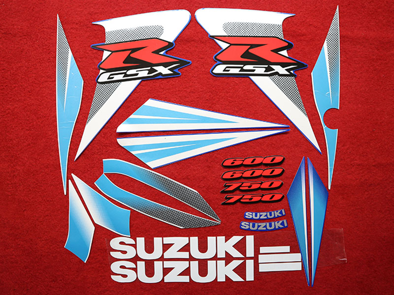 Autocollant/autocollant de carénages de moto pour Suzuki GSXR600-750 2006-2007