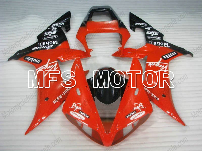 Yamaha YZF-R1 2002-2003 Injection ABS Fairing - DUNLOP - Black Orange - MFS4945