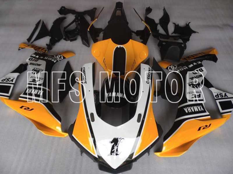 Yamaha YZF-R1 2015-2020 Carenado ABS de inyección - Others - Amarillo Negro Blanco - MFS8420
